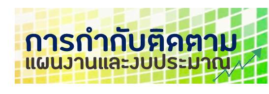 การกำกับติดตามแผนงานและงบประมาณ